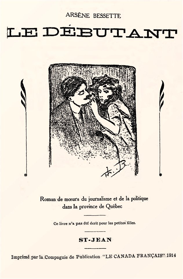 Bessette - Le débutant, 1914 (cover)