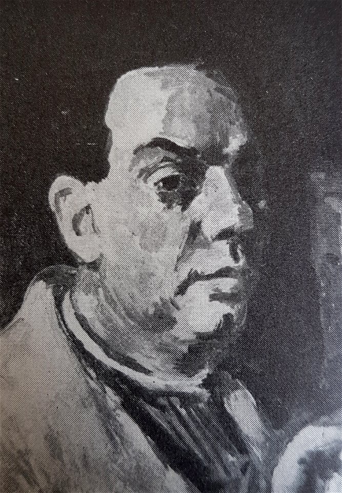 Bertil Damm självporträtt