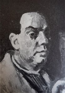 Bertil Damm självporträtt