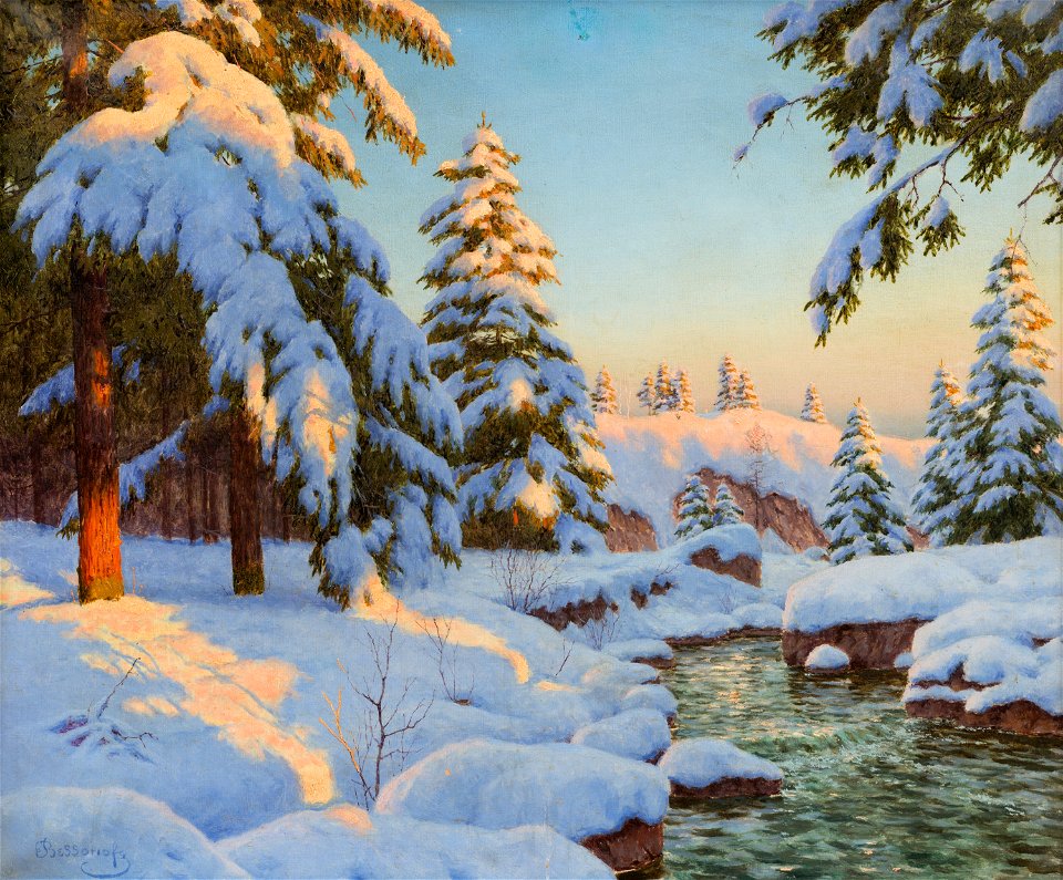 Bessonof Winter landscape