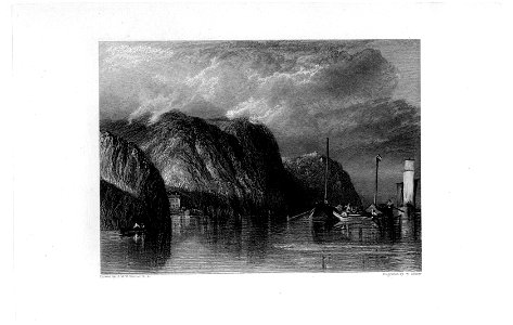 Between Clairemont and Mauves engraving by William Miller after Turner