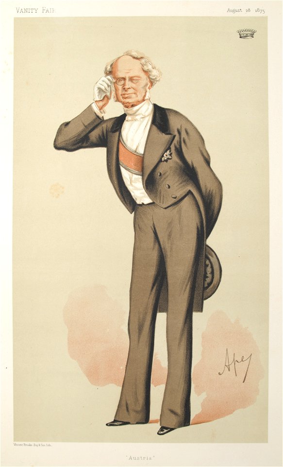 Friedrich Ferdinand von Beust, Vanity Fair, 1875-08-28