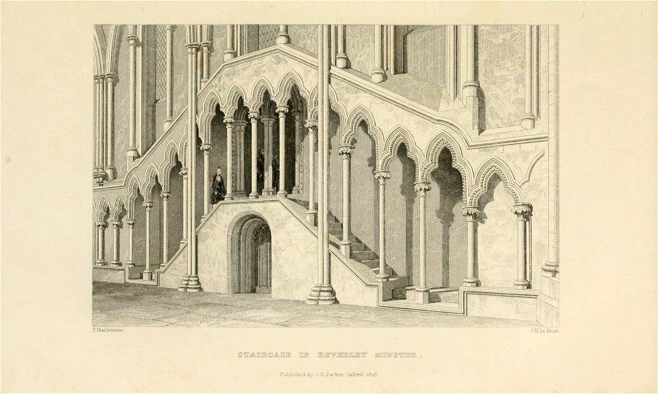 Beverley Minster Staircase stylesofarchitec00rick 0213