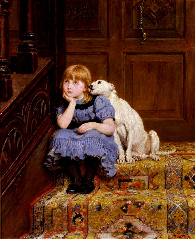 Briton Riviere (1840-1920) - Sympathy - N01566 - National Gallery
