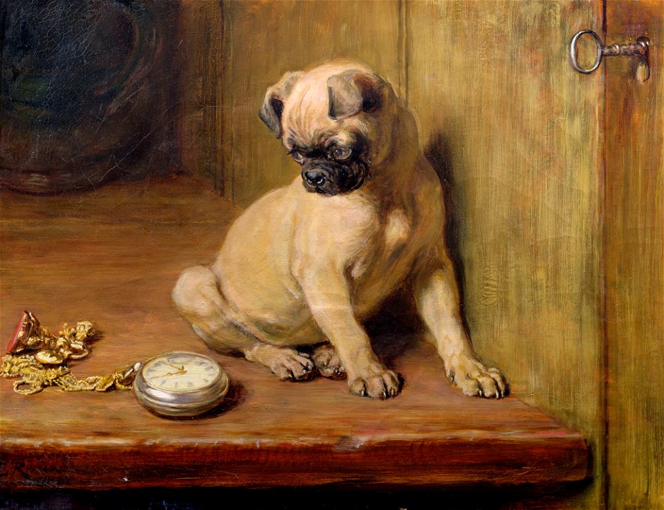 Briton Rivière - Tick-Tack