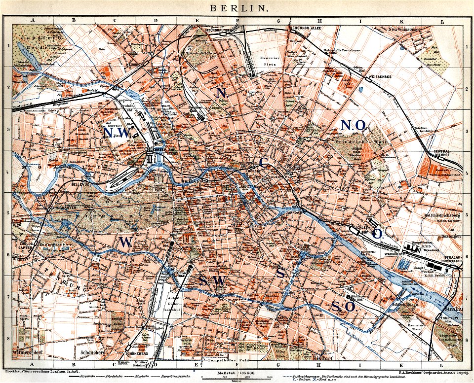 Brockhaus 14 Karte Berlin