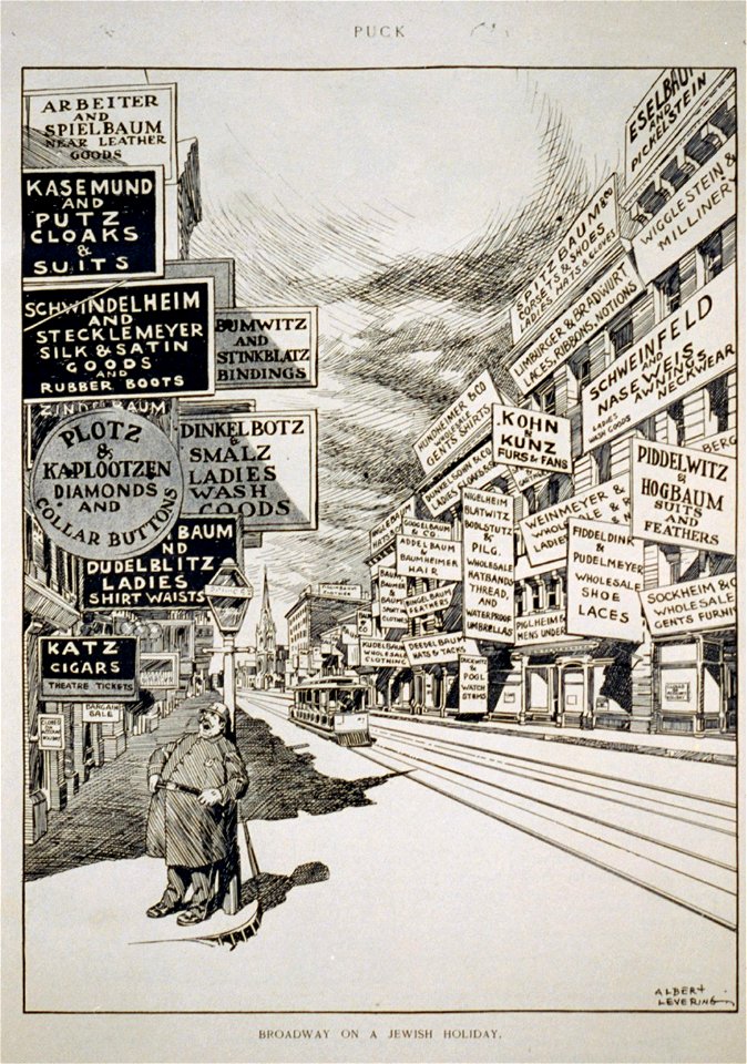 Broadway on a Jewish holiday LCCN2002720335