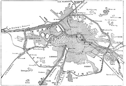 Brockhaus 14 Karte Berlin Stadtbahn