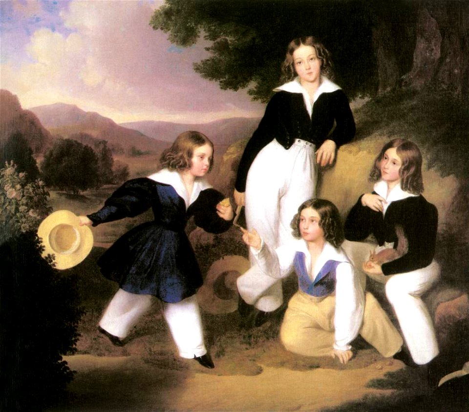 Brocky, Karoly - The Sons of István Medgyasszay (ca 1833)