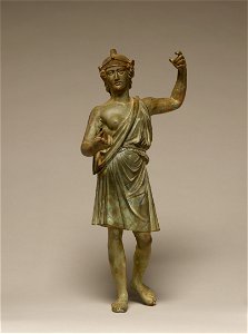 Bronze statuette of Roma or Virtus 50-75 CE Getty Villa