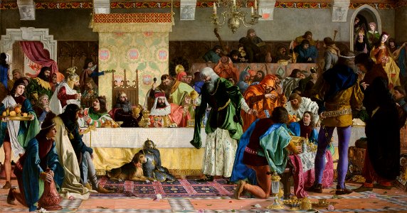 Bronisław Abramowicz - Feast at Wierzynek's - MNK II-a-4 - National Museum Kraków