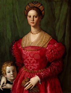 Agnolo Bronzino - A Young Woman and Her Little Boy - Google Art Project