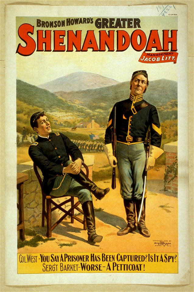 Bronson Howard's greater Shenandoah LCCN2014636371