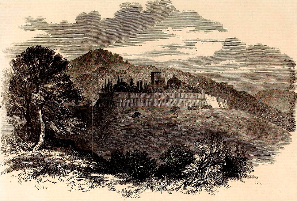Brolio, the Ancestral Seat of the Ricasoli Family - ILN 1861 (14593172048) (cropped)