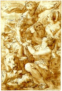 Bronzino - After - Justice liberating Innocence, after Bronzino, 1943,1113.3