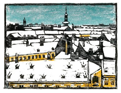 Broncia Koller-Pinell Alte Dächer - Freihaus