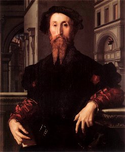 Angelo Bronzino - Portrait of Bartolomeo Panciatichi - WGA3265. Free illustration for personal and commercial use.