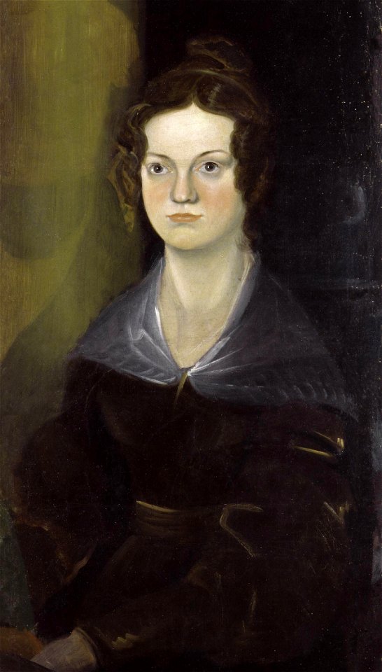 Charlotte Brontë by Patrick Branwell Brontë restored