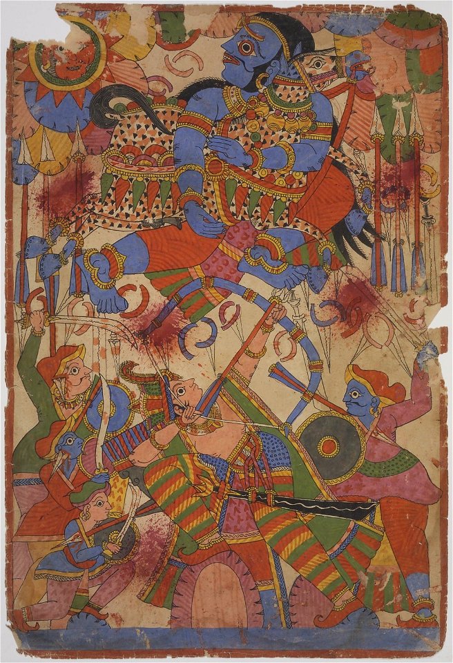 Brooklyn Museum - Arjuna's Heroic Feat in Battle