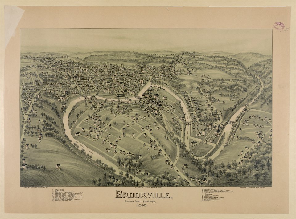 Brooksville, Jefferson County Pennsylvania, 1895 LCCN2003681809