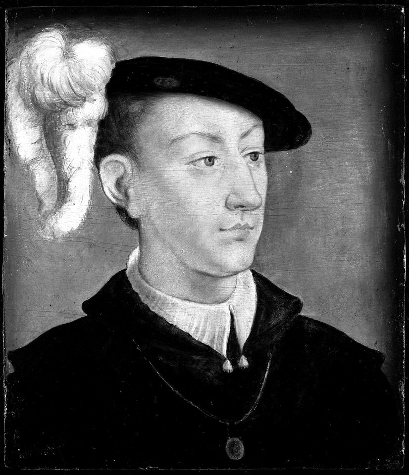 Brooklyn Museum - Portrait of a Gentleman with a Medallion - Corneille de Lyon