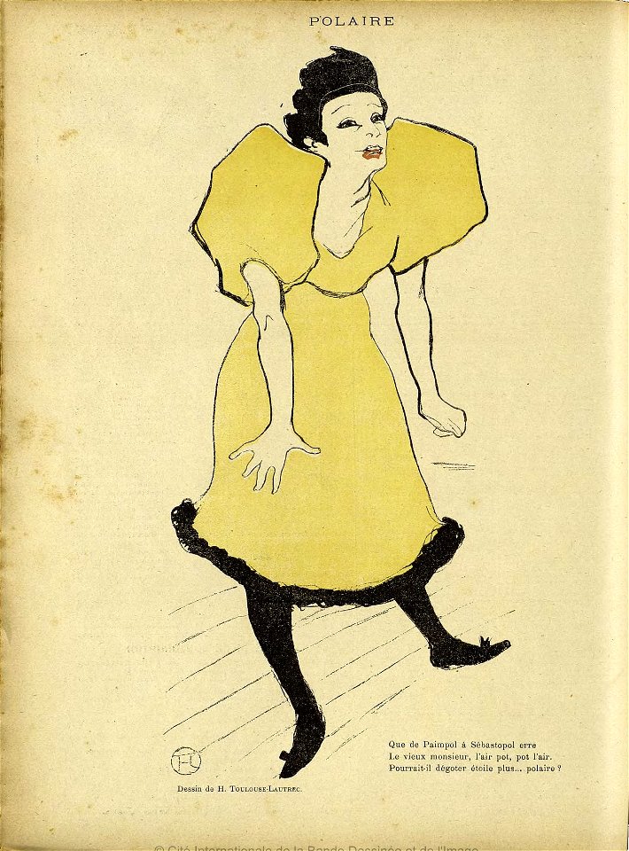 Brooklyn Museum - Polaire from La Rire - Henri de Toulouse-Lautrec