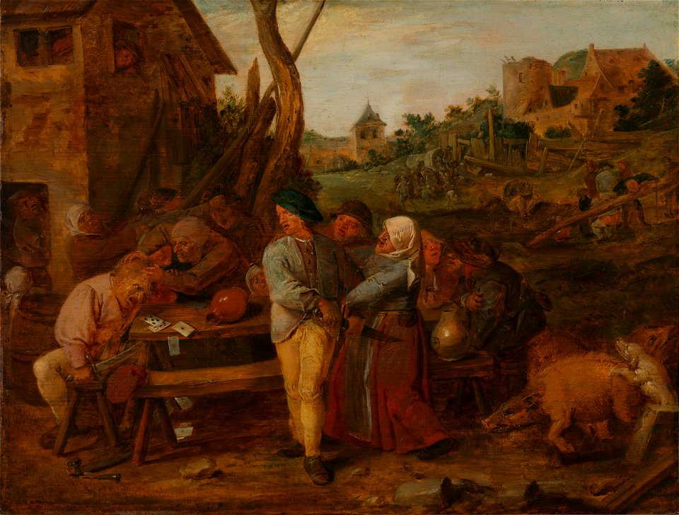 Adriaen Brouwer - Boerenvechtpartij