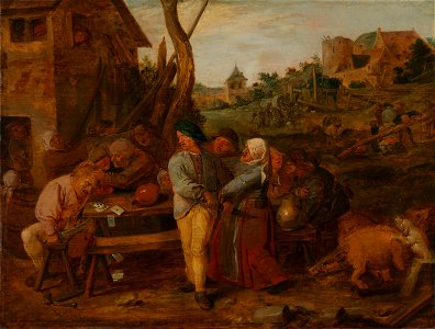 Adriaen Brouwer - Boerenvechtpartij