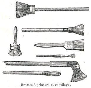 Brosse peinture epicerie