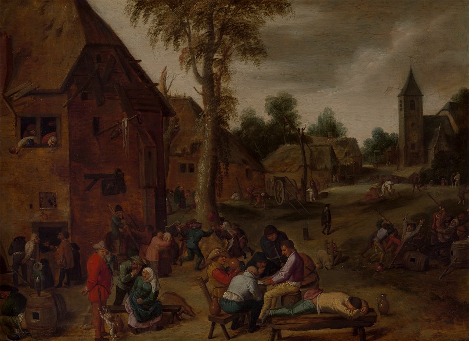 Adriaen Brouwer - Dorpskermis (KMSKA)