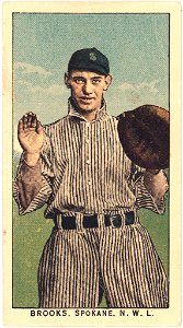 Brooks, Spokane Team, baseball card portrait LCCN2008676959