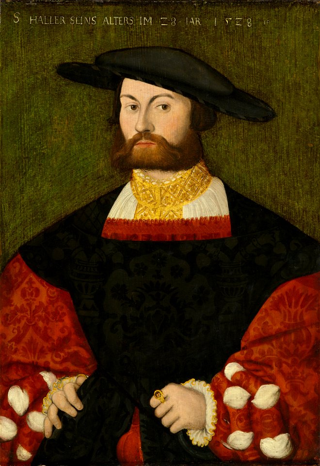 Hans Brosamer - Bildnis des Sebald Haller von Hallerstein (1528)
