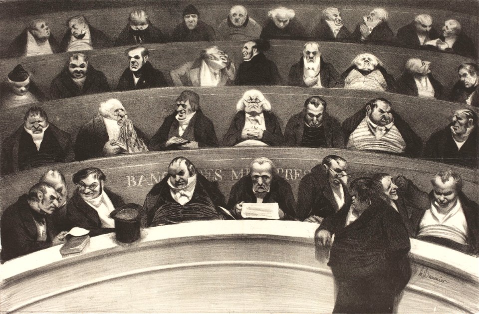 Brooklyn Museum - The Legislative Belly (Le Ventre législatif) - Honoré Daumier - CROP