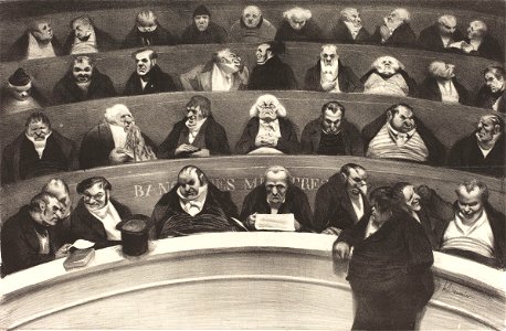 Brooklyn Museum - The Legislative Belly (Le Ventre législatif) - Honoré Daumier - CROP