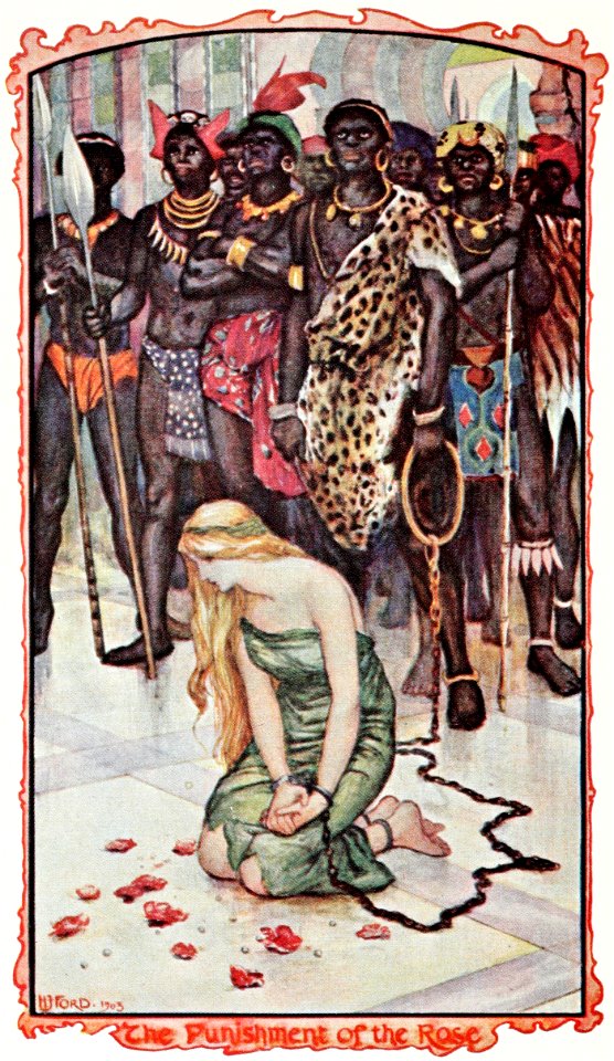 Brown fairy book - color plate facing page 036