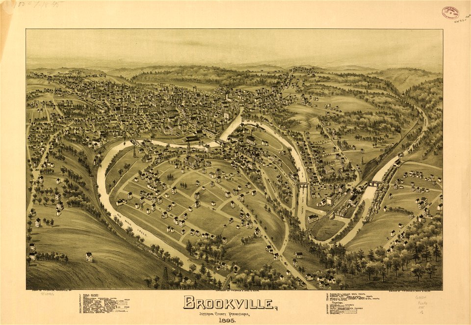 Brookville, Jefferson County, Pennsylvania 1895. LOC 75694950