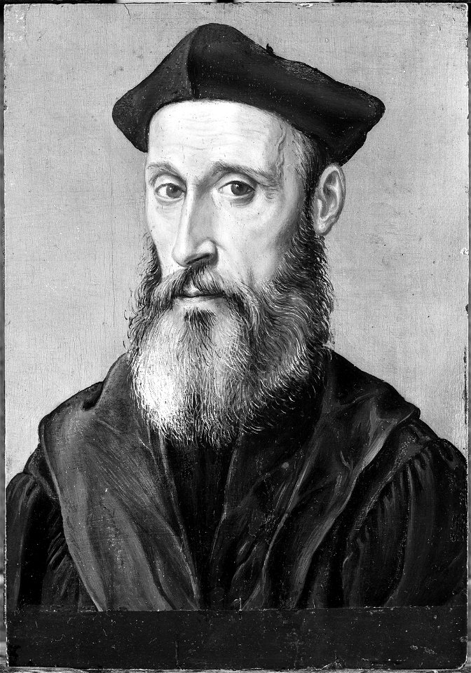 Brooklyn Museum - Portrait of a Man in Black Costume - Corneille de Lyon
