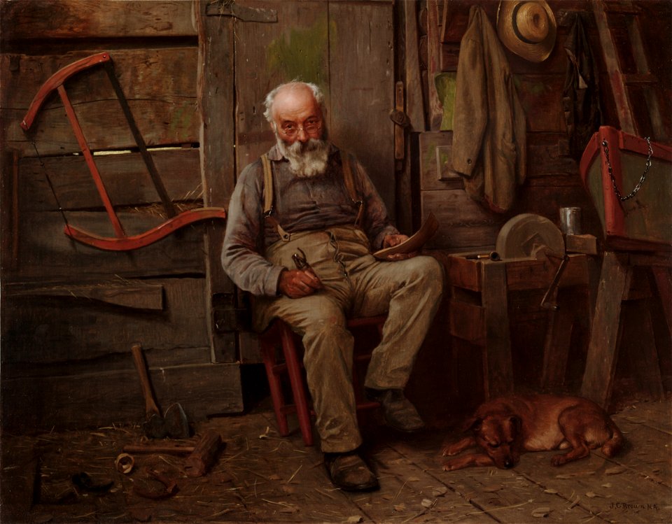 John George Brown - Boat Builder - 905.1972 - Cleveland Museum of Art