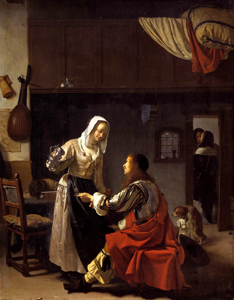 Brothel Scene 1658 Frans van Mieris