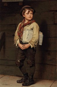 John George Brown - News Boy