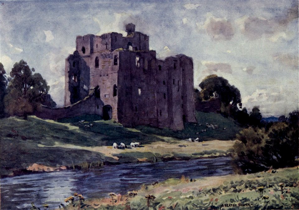 Brougham Castle, Penrith - The English Lakes - A. Heaton Cooper