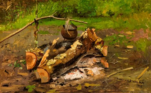 John George Brown - Camp in Vermont