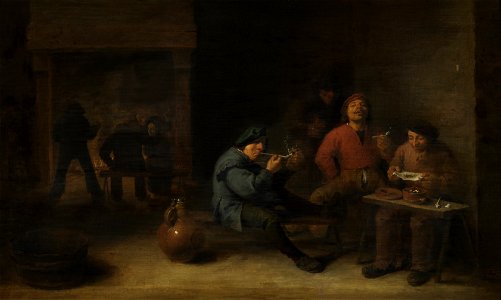 Adriaen Brouwer & David Teniers II - Rokers (KMSKA)