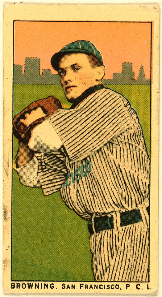 Browning, San Francisco Team, baseball card portrait LCCN2008677332