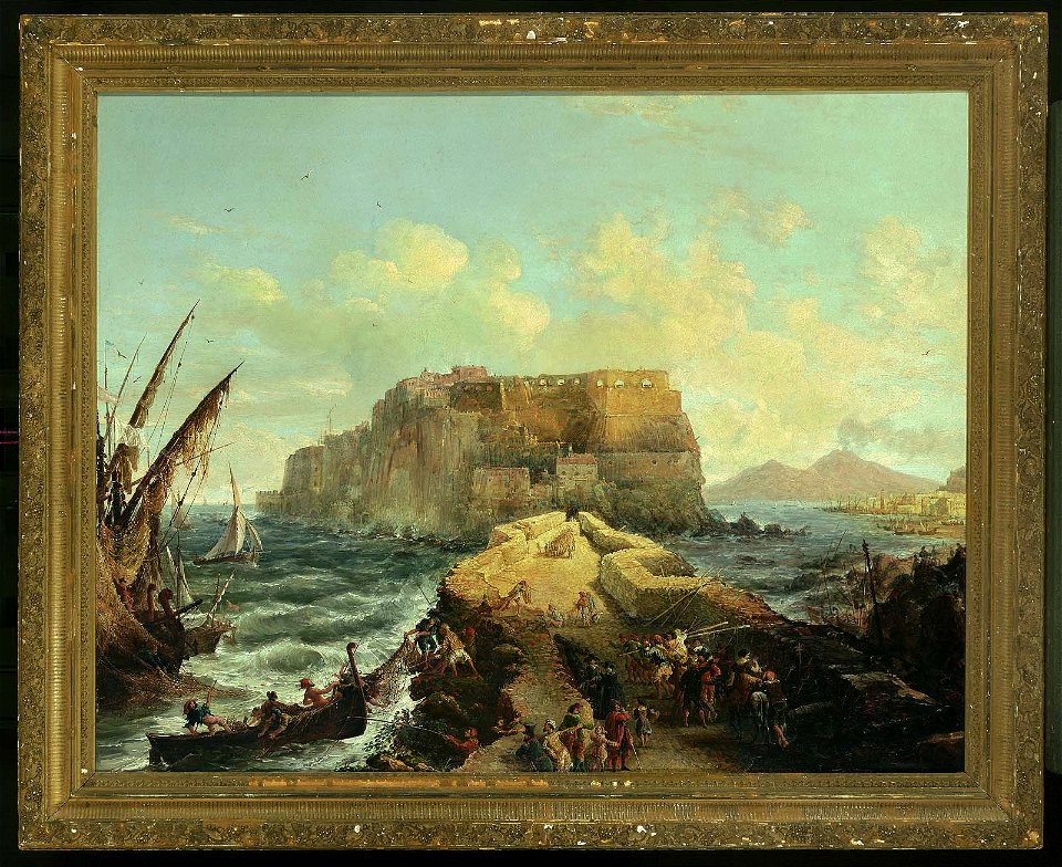 George Loring Brown - Castello dell'Ovo, Bay of Naples - 47.1196 - Museum of Fine Arts