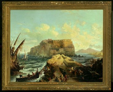 George Loring Brown - Castello dell'Ovo, Bay of Naples - 47.1196 - Museum of Fine Arts