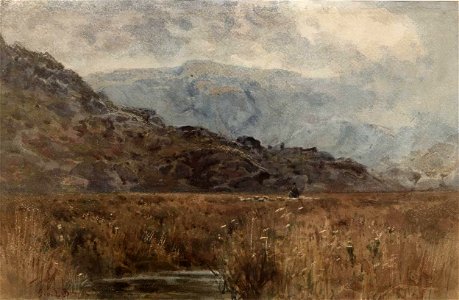 Mountain Landscape by George Loring Brown, watercolor