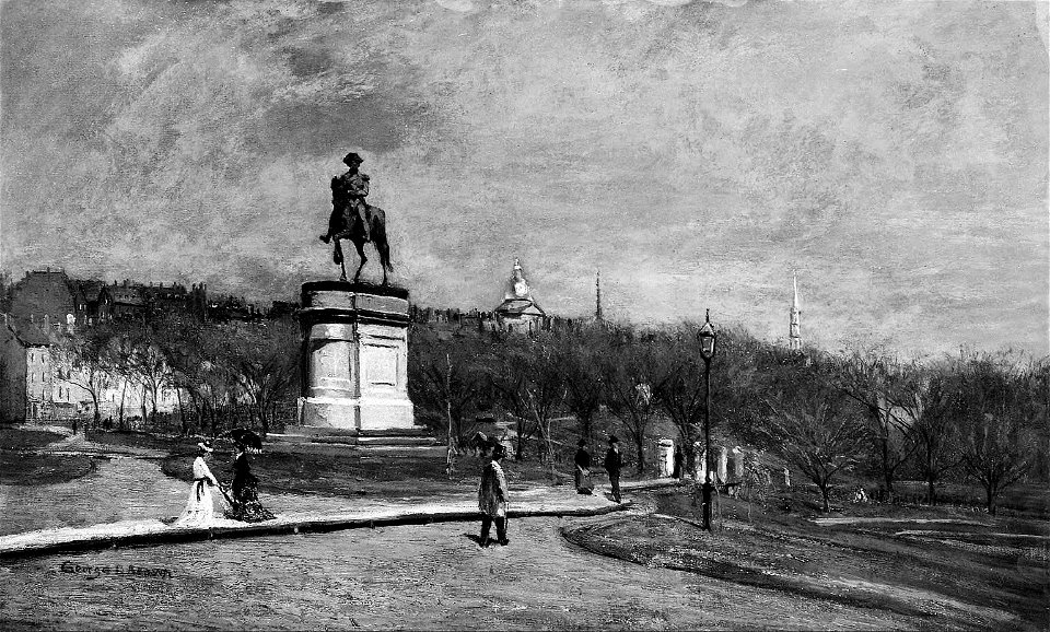 BostonPublicGarden ca1869 byGeorgeLBrown MFABoston