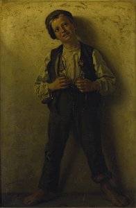 John George Brown - Street urchin (1885)