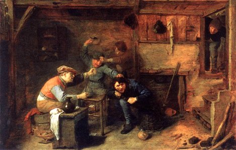 Adriaen Brower - Peasants Fighting